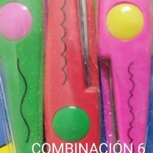 Set de tres tijeras para manualidades